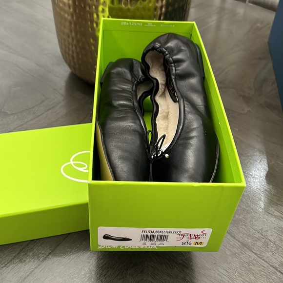 Sam edelman Felicia Faux Shearling Suede Ballet Flats - Picture 2 of 8